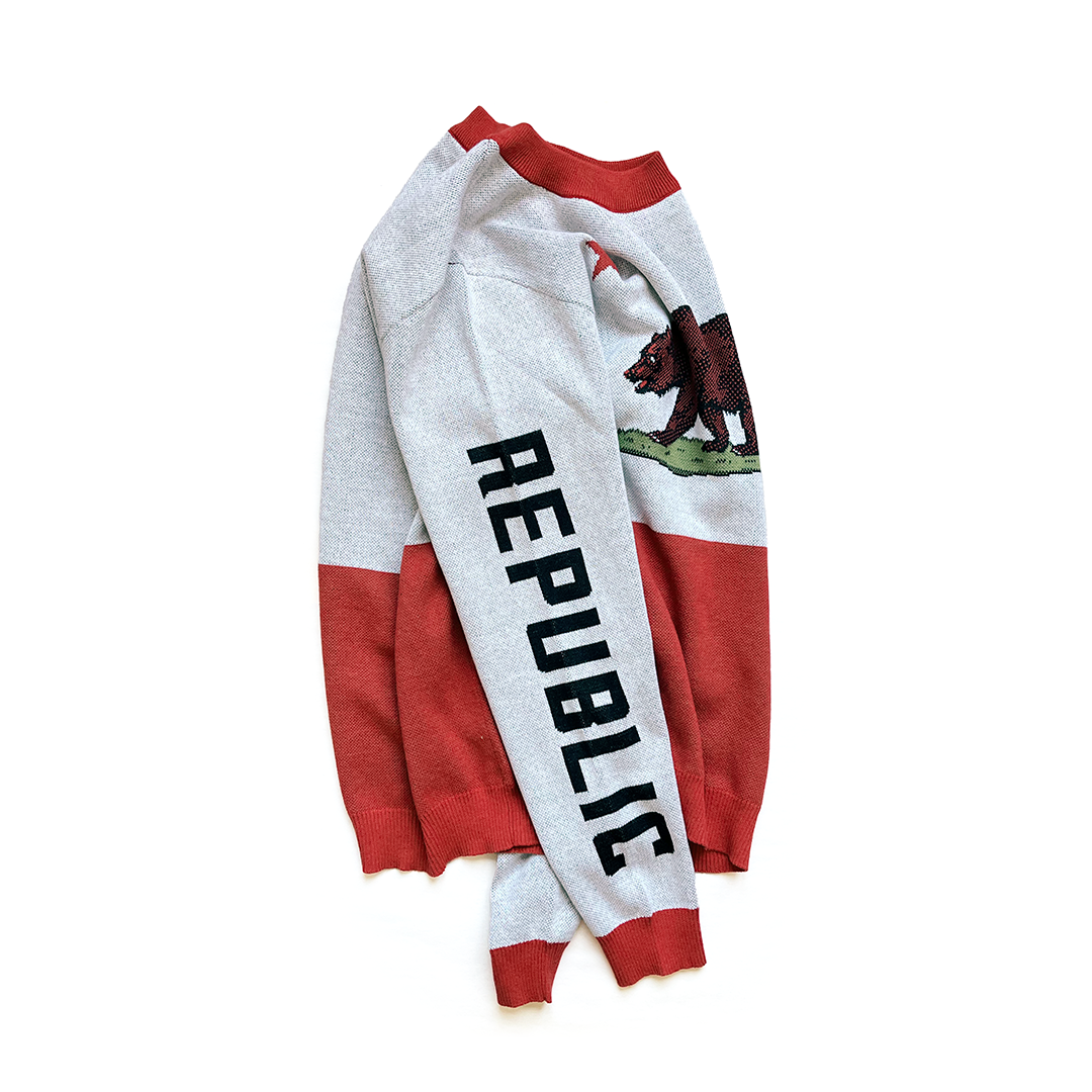 CA Flag Crewneck Sweater
