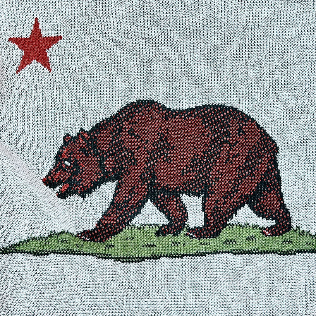 CA Flag Crewneck Sweater