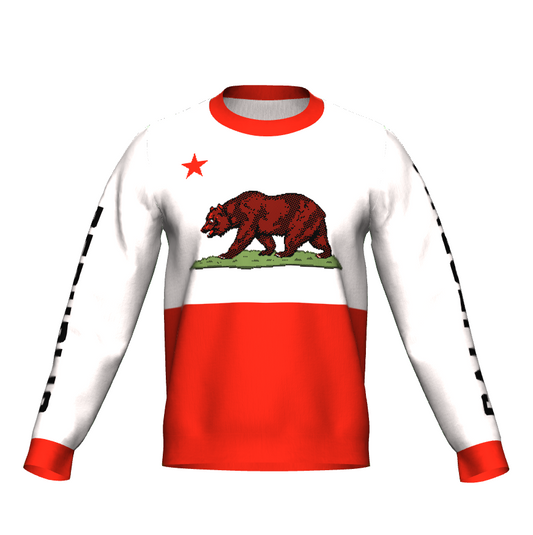 CA Flag Crewneck Sweater
