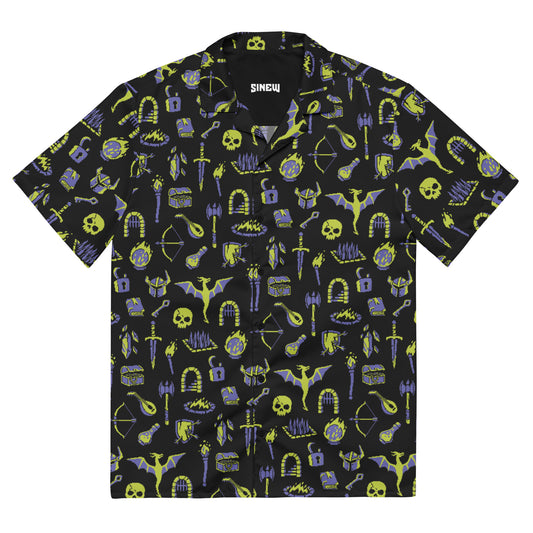 Doom & Drakes® Button Shirt (Necrotic)